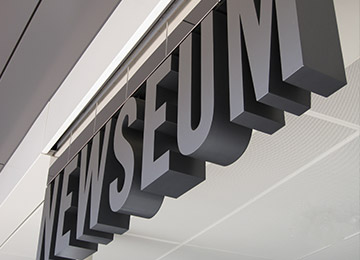 Newseum Signage