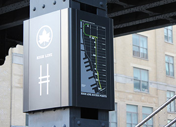 High Line Wayfinding Signage