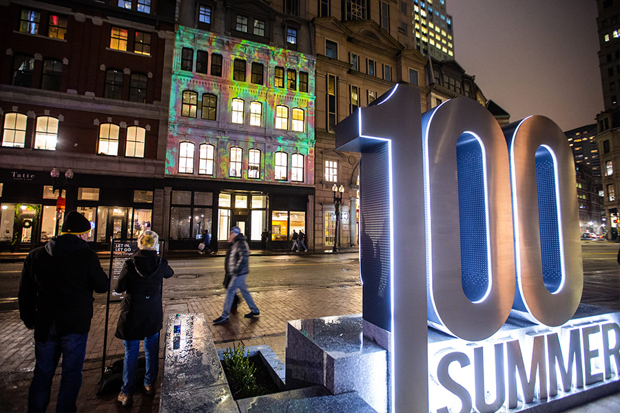 Illuminated Monument Signage