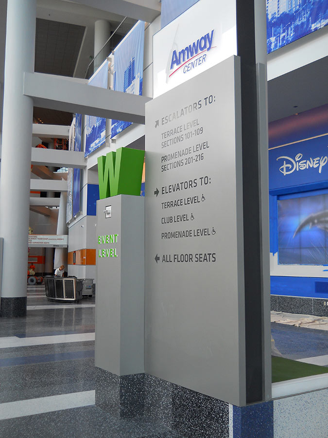 Amway Center Wayfinding