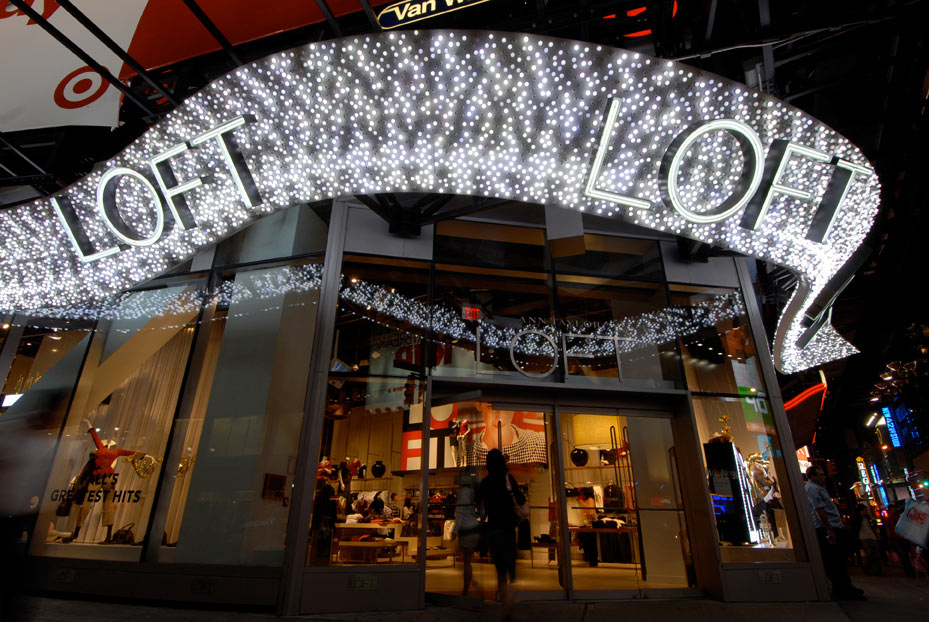 Ann Taylor Loft NYC Signage