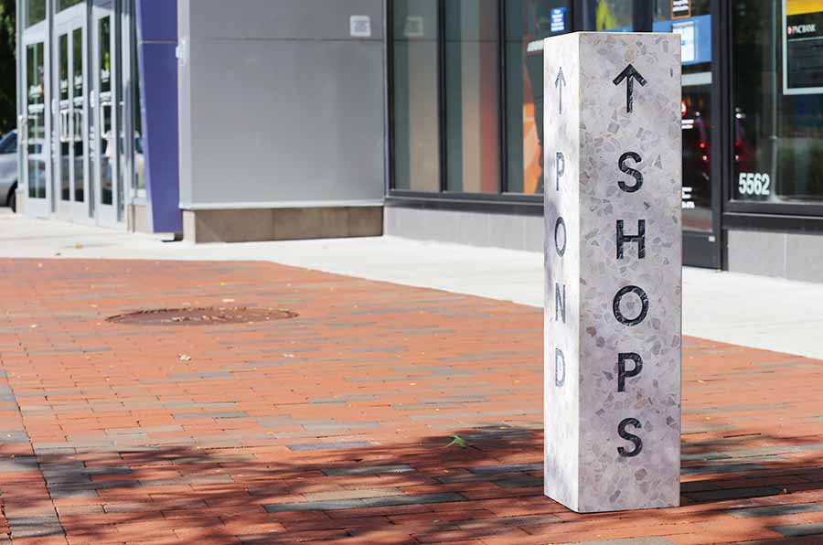 The Street at Chestnut Hill Pedestrian Pylon