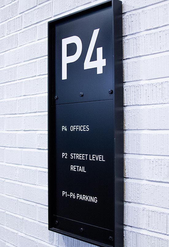 Landmark Center Elevator Signage