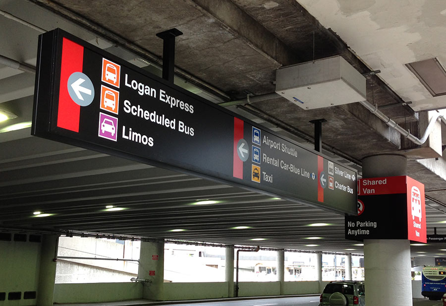 Logan Airport Vehicular Wayfinding