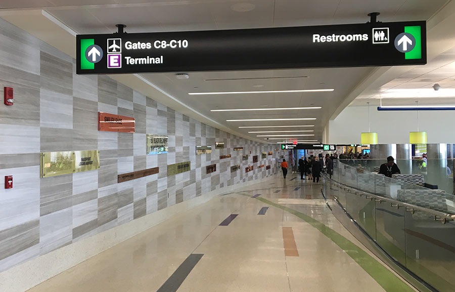 Logan Airport Wayfinding Signage