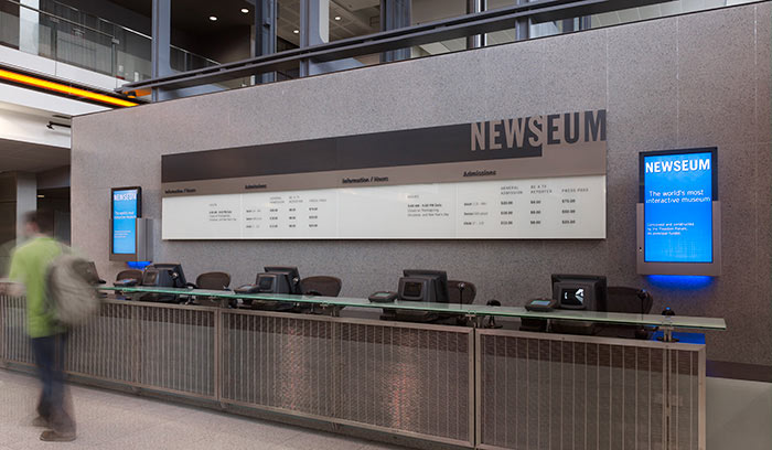 Newseum Signage