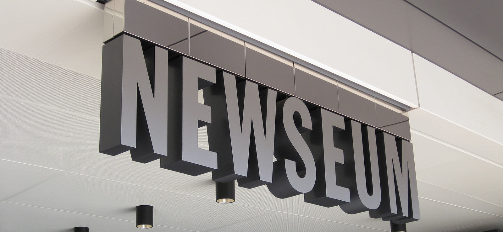 Newseum Branding Signage