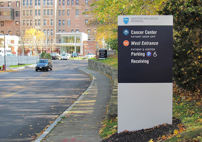 Newton-Wellesley Hospital Wayfinding Signage