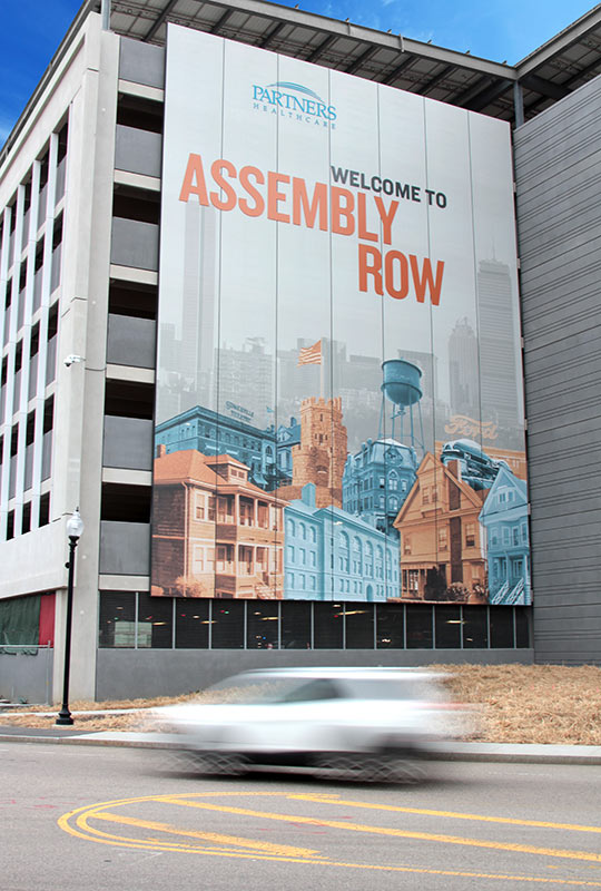 Partners Healthcare Parking Garage Scrim Wall