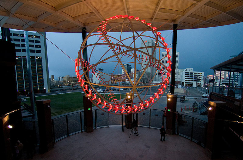 Reno Aces Baseball Digital Sculpture