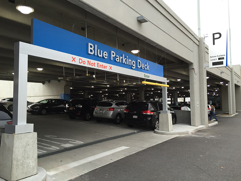 Roosevelt Field Mall Parking Garage Sign