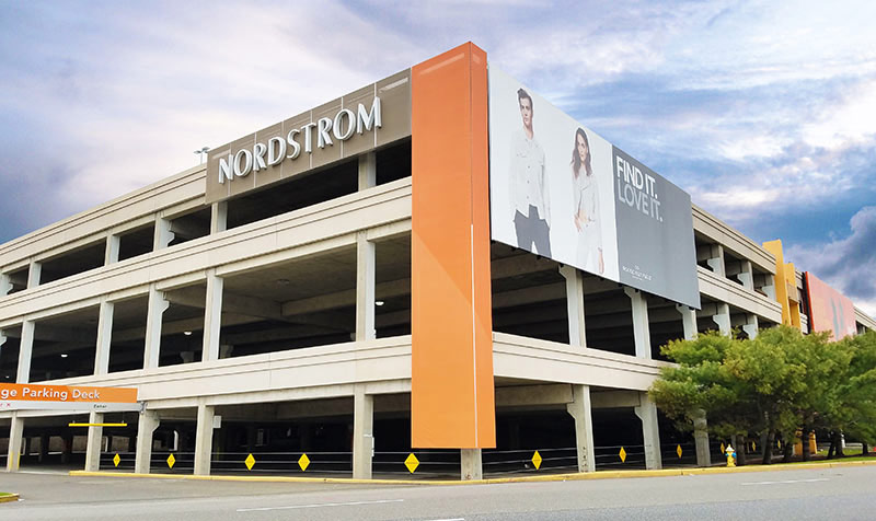 Roosevelt Field Mall Parking Garage Signage & Scrim