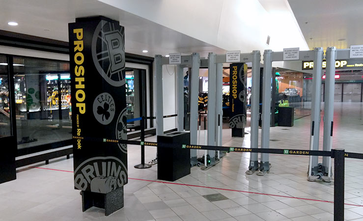 TD Garden Custom Column Signage