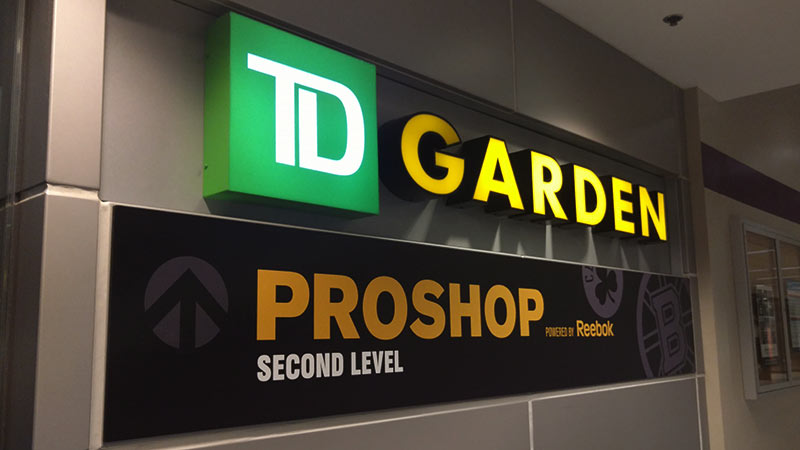 TD Garden Signage